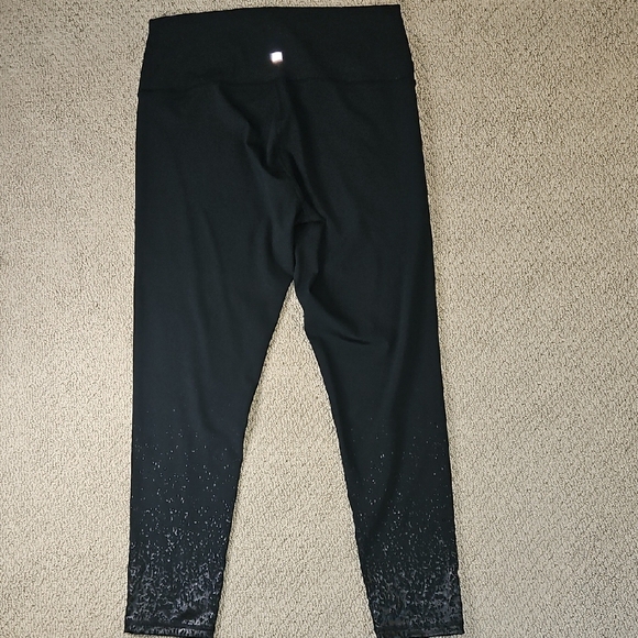 Z By Zobha Black Women's Paterned Leggings - Picture 7 of 10
